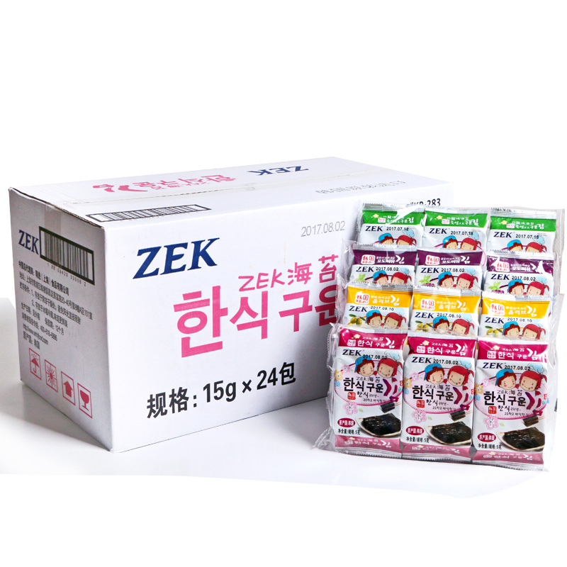 Korean imports ZEK Olive oil Roasted seaweed Balsamine children Seaweed Roasted seaweed snacks Full container wholesalein the Snacks/Nuts/Specialty , Squid/Dried fish/Seafood ready , Seaweed Series category - from Buy2taobao.com to provide professional Taobao agent buy service