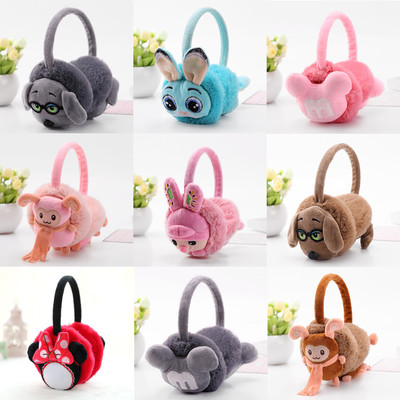 韩版热卖男女兔毛 毛绒可爱卡通耳罩保暖儿童耳套情侣冬天 护耳套