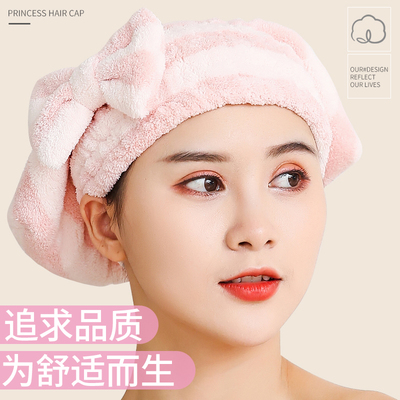 干发帽女超强吸水速干包头巾可爱韩国洗头毛巾加厚浴帽擦头发神器