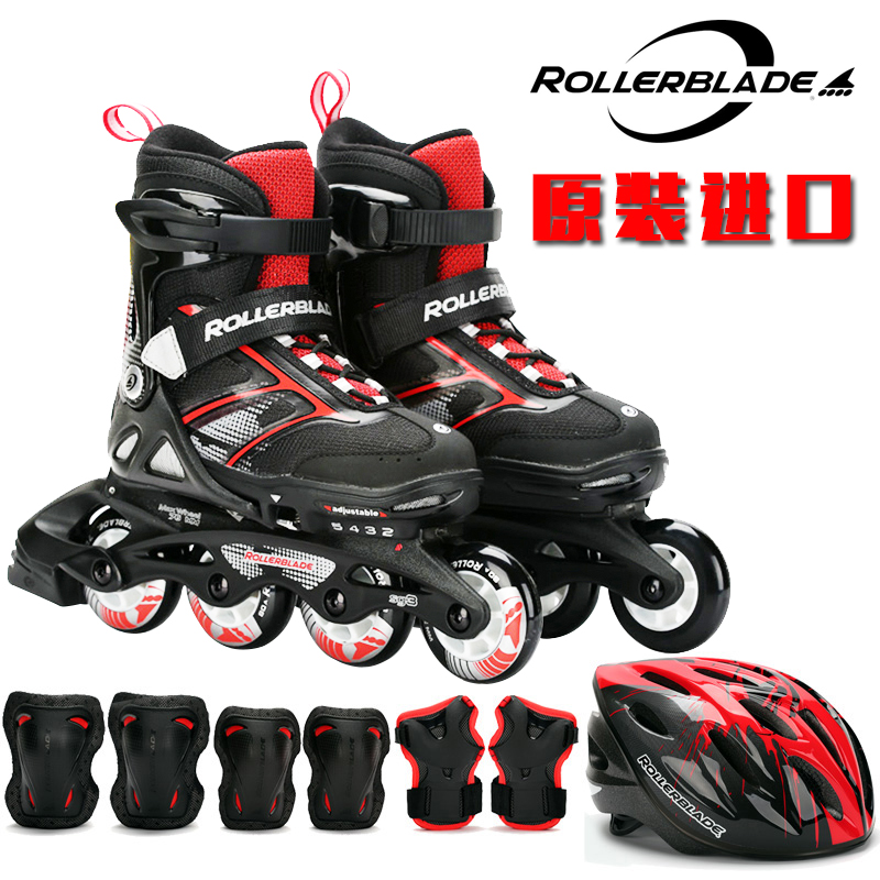 進口RollerBlade SPITFIRE CUBE可調節兒童輪滑鞋套裝溜冰鞋包郵在類目 運動/瑜伽/健身/球迷用品, 輪滑/滑板/極限運動, 直排輪中 - 來自Buy2taobao.com提供專業的淘寶代購服務