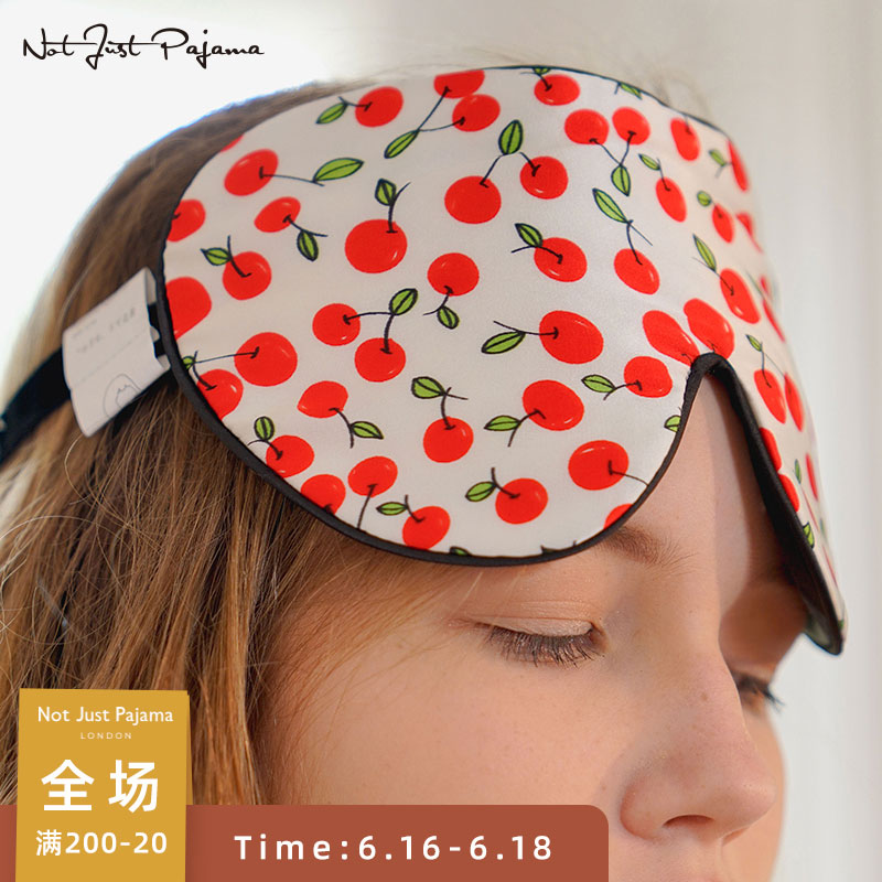 NotJustPajama真丝眼罩女睡眠遮光可调节100%里外桑蚕丝樱桃礼盒|ruв категории Нижнее белье, бельевая арматура - от Buy2taobao.com для оказания профессиональной услуги покупки агента Taobao