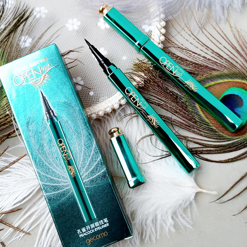Pergamon Peacock Eyeliner Quick drying waterproof Anti-sweat Lasting Not blooming Not off beginner Cosmetics Eyelinerin the Makeup/Perfume/Beauty tools , Eyeliner category - from Buy2taobao.com to provide professional Taobao agent buy service