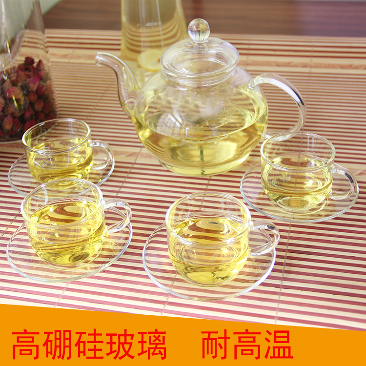 高档透明玻璃耐热纯手工冰花茶壶泡制茶壶套装800ml茶具满包邮在类目 餐饮具, 茶具, 茶壶中 - 来自Buy2taobao.com提供专业的淘宝代购服务