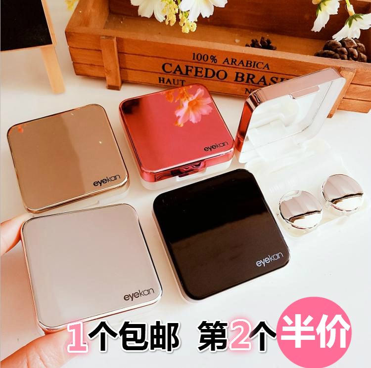 简约凯达镜面隐形眼镜伴侣盒美瞳隐形眼镜盒近视带镜子镊子护理盒在类目 ZIPPO/瑞士军刀/眼镜, 眼镜配件、护理剂, 隐形眼镜伴侣盒中 - 来自Buy2taobao.com提供专业的淘宝代购服务