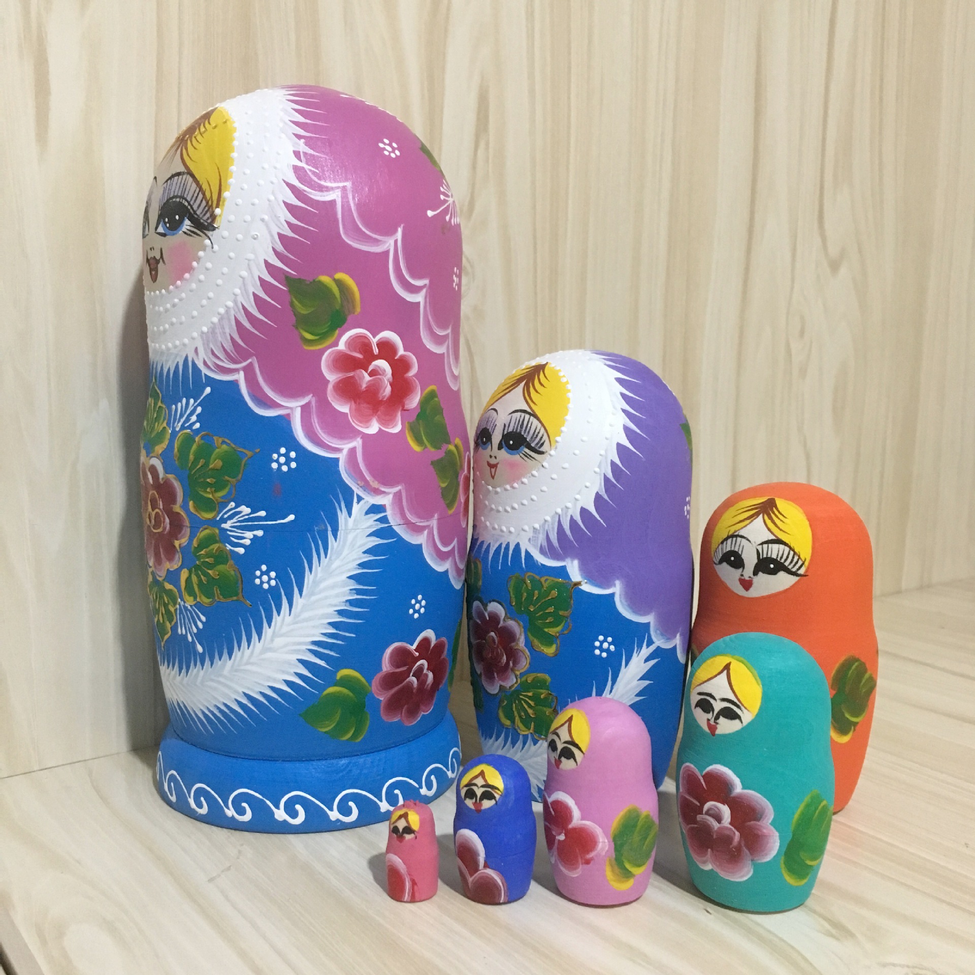 供应 精品七层 十层套娃 精美俄罗斯套娃 工艺品家居摆饰品|ruв категории Ручная работа, зарубежных ремесла, Nordic спецификой - от Buy2taobao.com для оказания профессиональной услуги покупки агента Taobao
