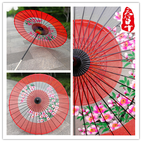 Craft umbrella Real silk Hand-painted umbrella YouZhiSan photograph gift Collection suspended ceiling Dance propsin the Home accessories , Craft umbrella category - from Buy2taobao.com to provide professional Taobao agent buy service