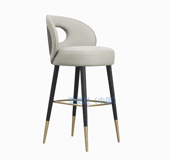 Northern Europe solid wood Bar chair American style Light extravagance designer originality backrest Bar stool Reception Chairs household Fabric art The bar chairin the Business/Office Furniture , Entertainment/Bar/KTV Furniture , Bar Stools category - from Buy2taobao.com to provide professional Taobao agent buy service