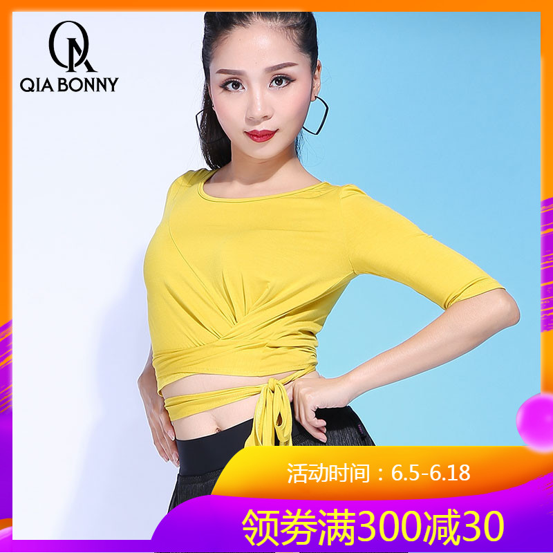 琪亚 拉丁舞服性感练功服上衣女 新款专业国标舞舞蹈服表演服成人在类目 运动/瑜伽/健身/球迷用品, 舞蹈/健美操/体操, 拉丁舞, 拉丁舞上装中 - 来自Buy2taobao.com提供专业的淘宝代购服务