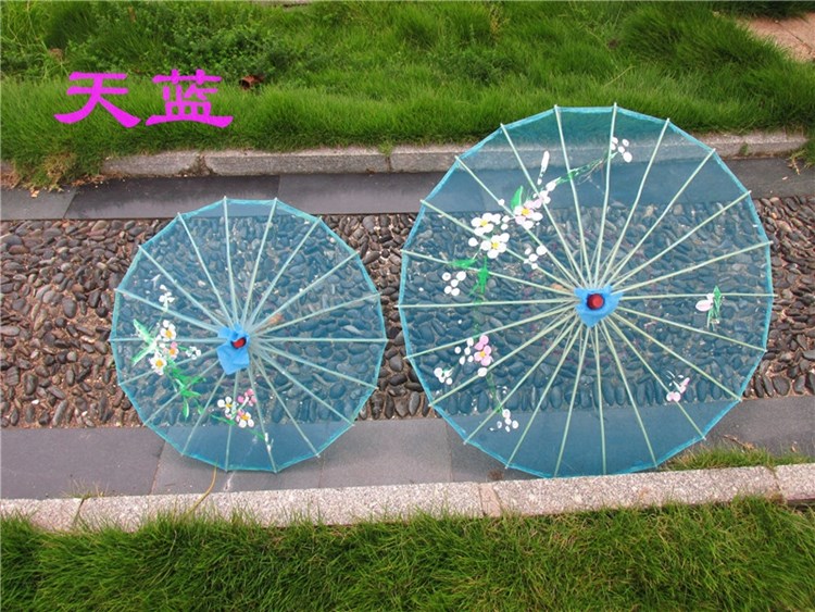 Jasmine transparent Dance Umbrella Props umbrella classical Dance Umbrella show Craft umbrella Jiangnan Chinese style YouZhiSanin the Home accessories , Craft umbrella category - from Buy2taobao.com to provide professional Taobao agent buy service