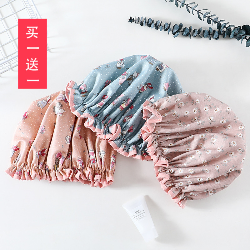 take a shower Shower cap adult Bathing cap Ladies waterproof Cartoon lovely household Anti-oil Cap kitchen Hat take a showerin the Family/Personal Cleaning Tools , Personal care cleaning appliances , Shower cap category - from Buy2taobao.com to provide professional Taobao agent buy service