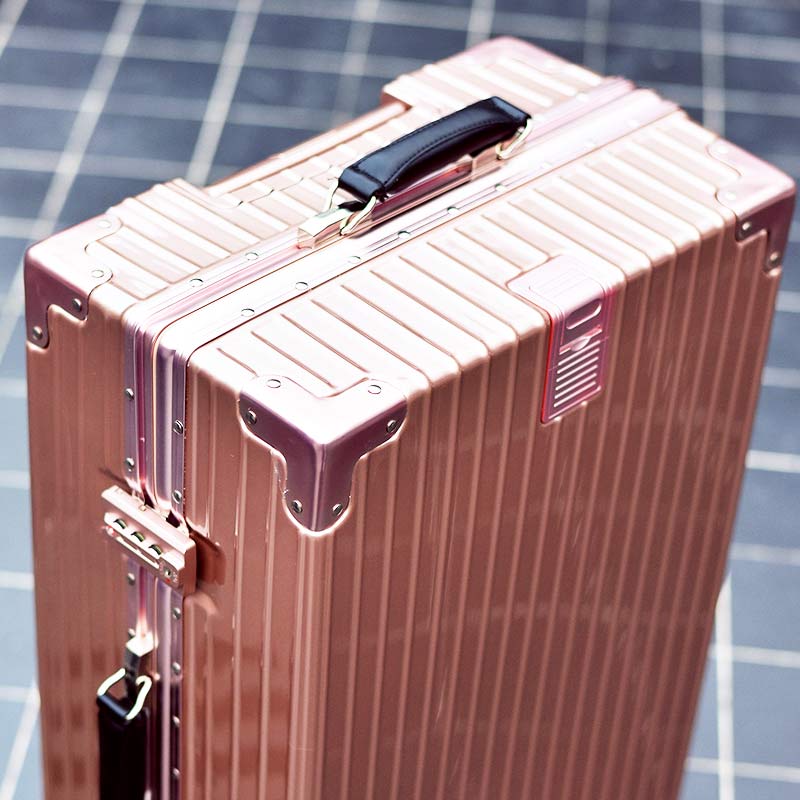 铝框旅行箱万向轮复古拉杆箱男行李箱20女学生密码皮箱子24寸28寸|msdalam kategori Beg kulit/wanita/beg lelaki, beg pakaian - dari Buy2taobao.com untuk memberikan perkhidmatan ejen Taobao profesional membeli