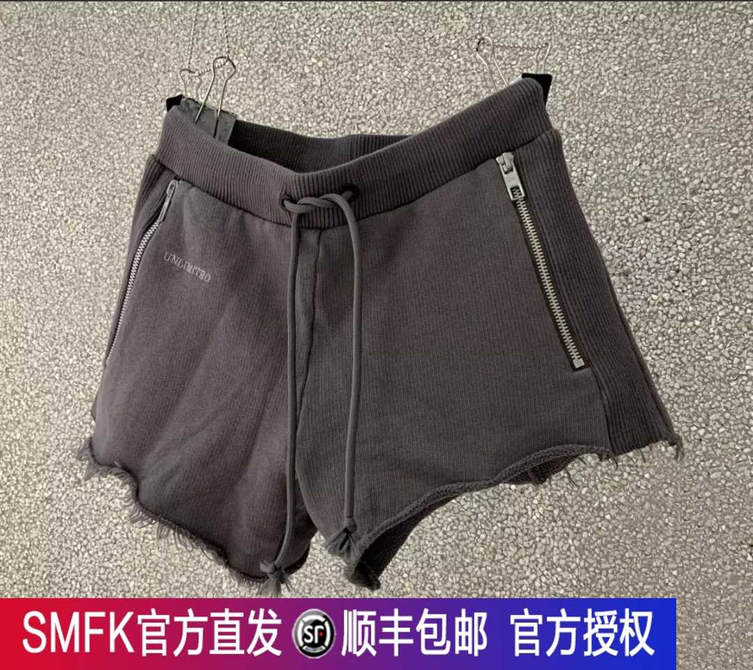 SMFK 灰色水洗做旧棉质运动短裤瑜伽裤在类目 女装/女士精品, 裤子, 休闲裤中 - 来自Buy2taobao.com提供专业的淘宝代购服务