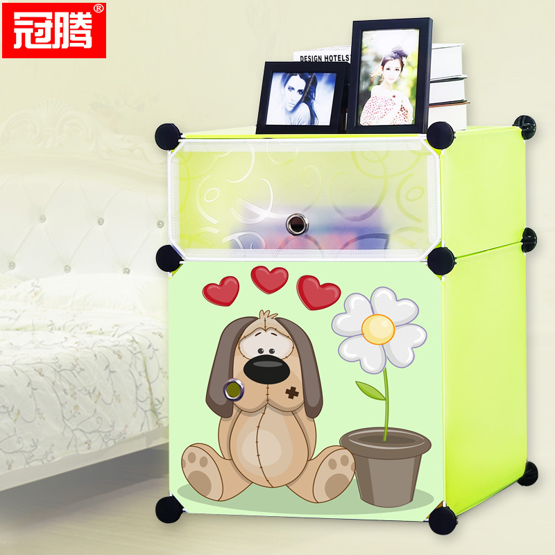 简易床头柜家用塑料现代组装创意简约儿童迷你小收纳柜储物柜柜子在类目 住宅家具, 柜类, 床头柜中 - 来自Buy2taobao.com提供专业的淘宝代购服务