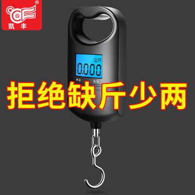 快递称手提秤迷你便携式电子称重家用弹簧秤高精度50kg弹簧称小秤