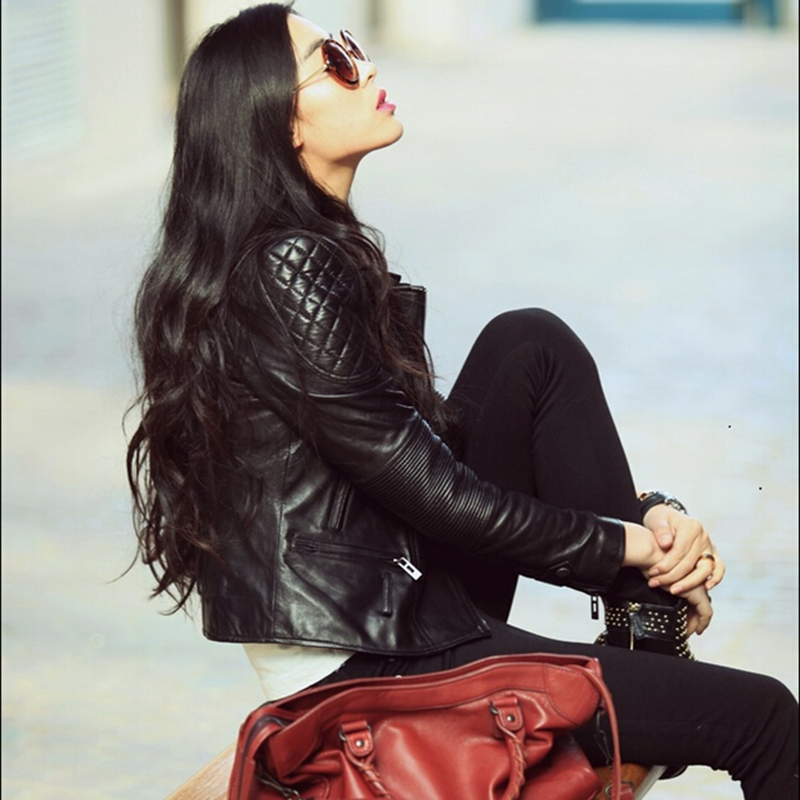 Haining sheep genuine leather leather clothing have cash less than that is registered in the accounts Self cultivation Jacket coat locomotive Large Women's wear With cotton clothes keep warmin the Women's clothing/Boutique , Leather clothing category - from Buy2taobao.com to provide professional Taobao agent buy service