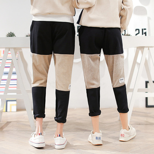 韩版裤子女潮 学生韩bf宽松