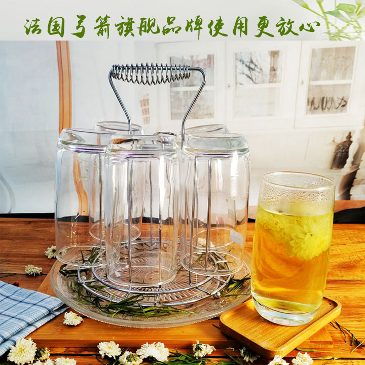 家用玻璃水杯套装透明水果杯六支装泡花茶杯子耐热牛奶杯和啤酒杯在类目 餐饮具, 杯子/水杯/水壶, 玻璃杯中 - 来自Buy2taobao.com提供专业的淘宝代购服务