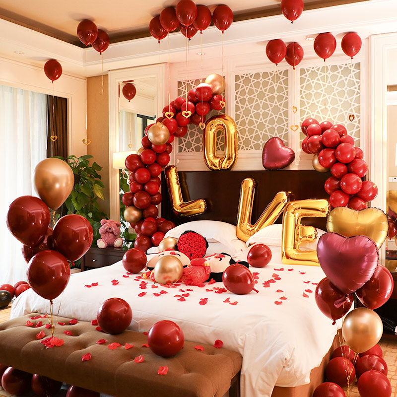 wedding Marriage room arrangement originality marry balloon Package Propose Confessions romantic A new house bedroom Wedding celebration decorate Suppliesin the Festive supplies/Gift , Balloon/Floating air ball , Balloon category - from Buy2taobao.com to provide professional Taobao agent buy service
