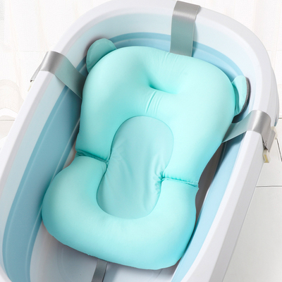 新生婴儿洗澡网浴盆浴架宝宝洗澡神器悬浮垫浴床防滑浴网兜可坐躺