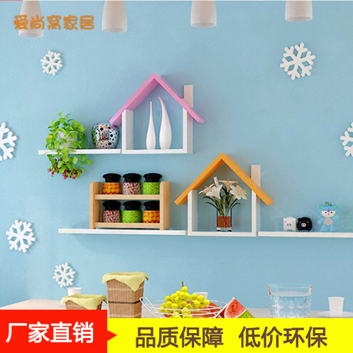 children Cabin A partition Creative plaid Shelf Wall hanging bedroom a living room TV backdrop decorate Shelfin the Home accessories , Decorative frame/Decorative shelf category - from Buy2taobao.com to provide professional Taobao agent buy service