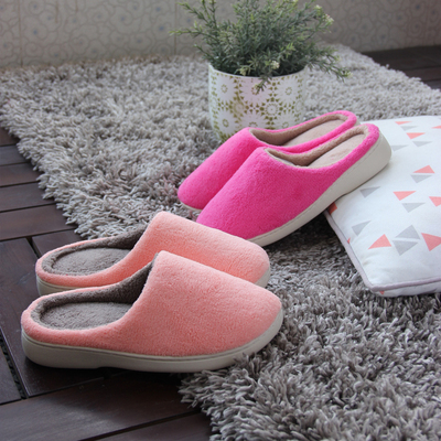 秋冬女士棉拖鞋保暖家居鞋室内拖男女居家厚底鞋新款特价包邮015