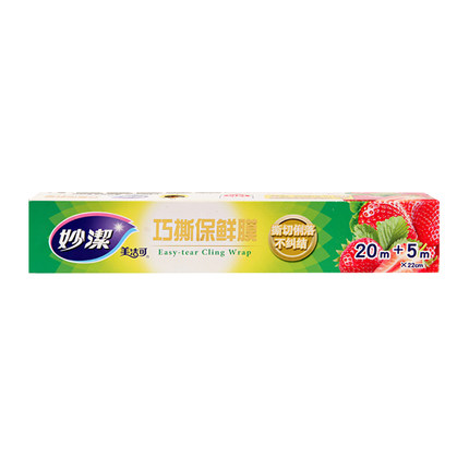 妙洁巧撕保鲜膜22厘米*25米耐高温140度在类目 餐饮具, 一次性餐桌用品, 保鲜膜中 - 来自Buy2taobao.com提供专业的淘宝代购服务