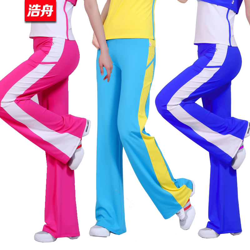 浩舟健身服春四季款微喇修身女瑜珈服跳操健身操舞蹈裤子特价5206在类目 运动/瑜伽/健身/球迷用品, 舞蹈/健美操/体操, 健美操, 健美操下装中 - 来自Buy2taobao.com提供专业的淘宝代购服务