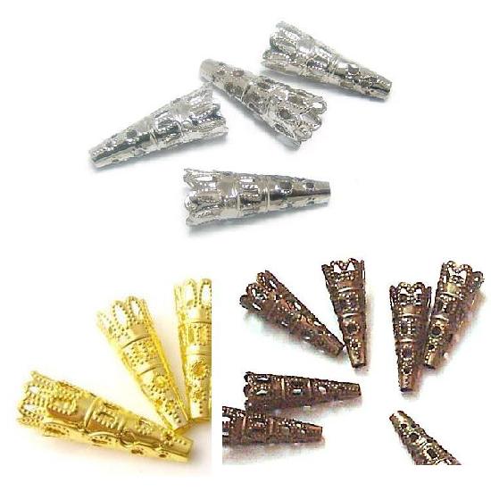 23mm长花托 1元2个 金色银色镍色古青铜色 项链耳坠饰品手工DIY|msdalam kategori Aksesori/Barang Kemas Fesyen, aksesori DIY, Barang Kemas DIY Aksesori - dari Buy2taobao.com untuk memberikan perkhidmatan ejen Taobao profesional membeli