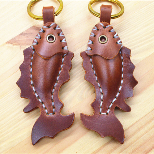 manual cowhide Carp Key buckle cowhide Pendant festival gift Key fobs Key buckle cowhidein the Festive supplies/Gift , Gift ideas , Keychain category - from Buy2taobao.com to provide professional Taobao agent buy service