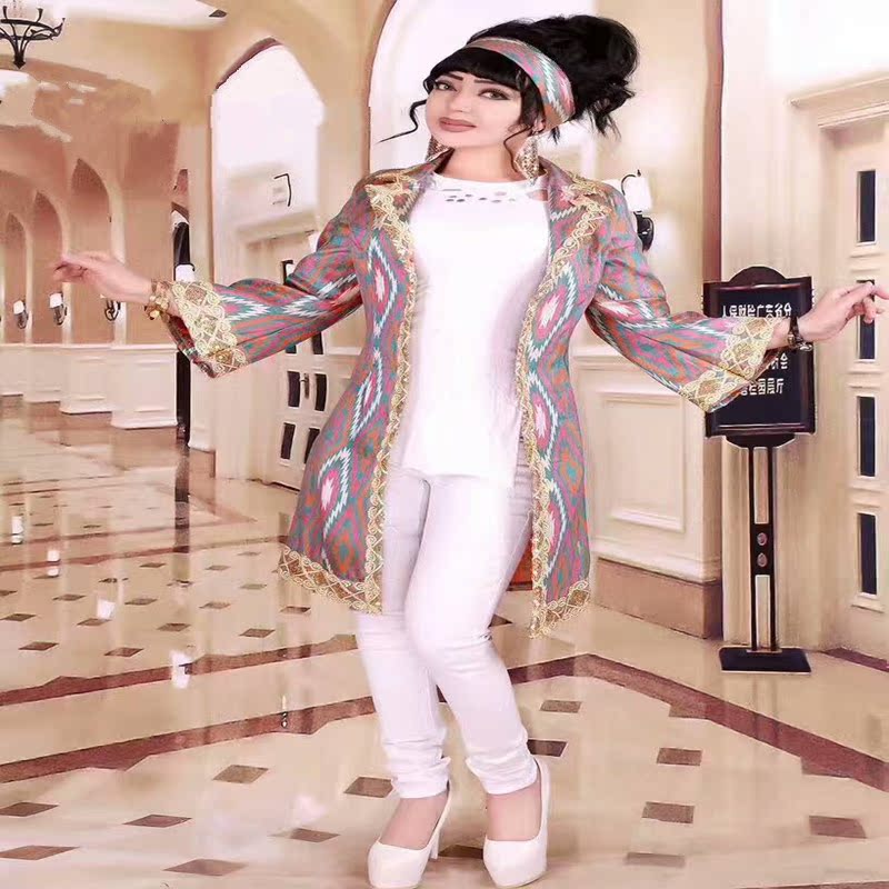 new pattern Xinjiang Uygur life clothing Special Offer Uighur Female models New products coatin the Women's clothing/Boutique , Costume/National costume/Stage costumes , National costume/Costumes category - from Buy2taobao.com to provide professional Taobao agent buy service