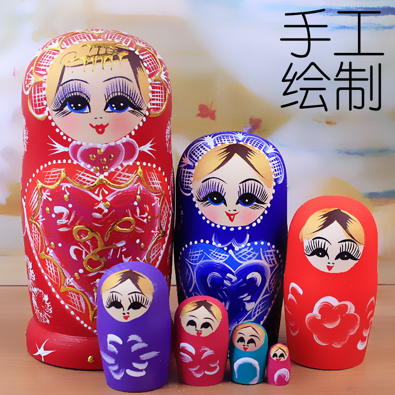 Matryoshka Clearance 7 quality goods have other 10 Cartoon lovely children woodiness Toys Harbin Anniversaryin the Arts and crafts , Overseas Crafts , Russian specialties category - from Buy2taobao.com to provide professional Taobao agent buy service