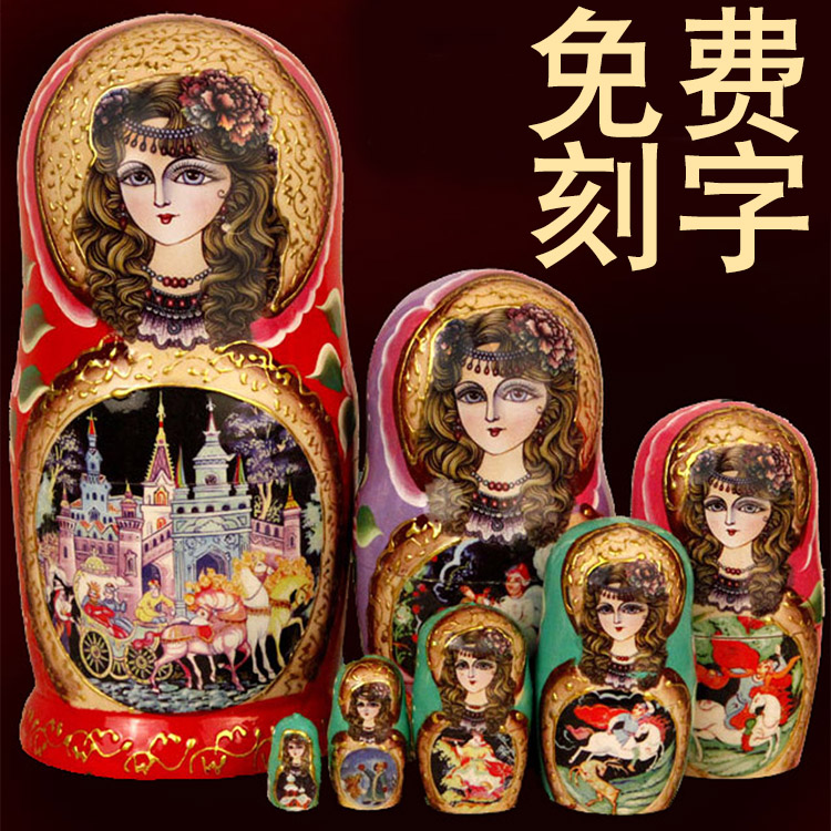 俄罗斯特产套娃七层哈尔滨旅游创意纪念礼物家居摆件工艺礼品辟邪|msdalam kategori Ciri-ciri kraftangan, Crafts luar negara, istimewa Rusia - dari Buy2taobao.com untuk memberikan perkhidmatan ejen Taobao profesional membeli