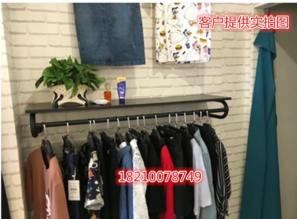 包郵店鋪裝修貨架服裝架展示架牆壁挂架側挂衣架加厚服裝店上牆架在類目 商業/辦公傢俱, 服裝店傢俱, 服裝展示架中 - 來自Buy2taobao.com提供專業的淘寶代購服務