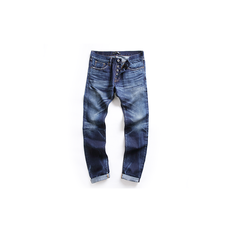 Rare Denim Light. Customization 13.8oz Noir series Vintage washed jeans R04Bin the Men's clothing, Jeans category - from Buy2taobao.com to provide professional Taobao agent buy service