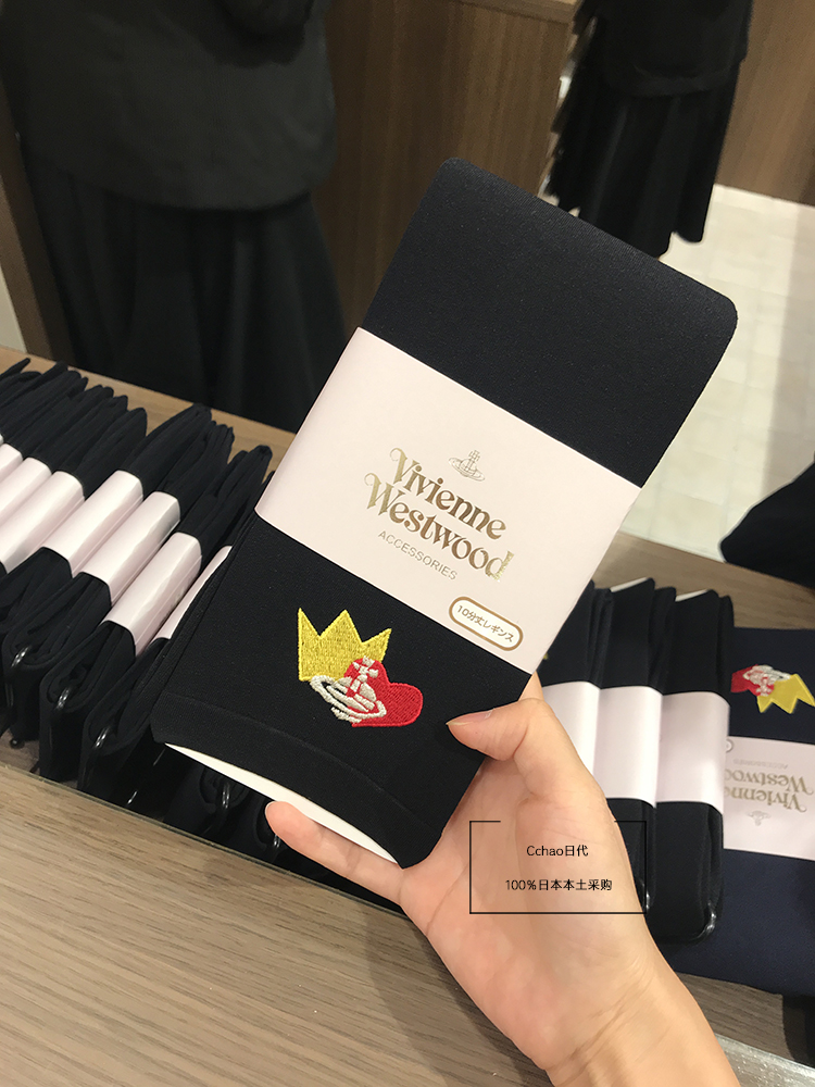 现货 日本专柜正品 vivienne westwood西太后 土星刺绣十分打底裤在类目 女士内衣/男士内衣/家居服, 短袜/打底袜/丝袜/美腿袜中 - 来自Buy2taobao.com提供专业的淘宝代购服务