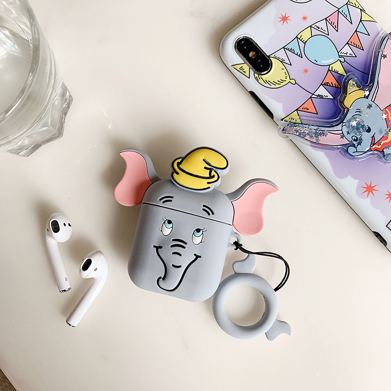 ins可爱卡通小飞象airpods保护套airpods2耳机套新苹果蓝牙耳机套在类目 3C数码配件, MP3/MP4配件, 耳机配件中 - 来自Buy2taobao.com提供专业的淘宝代购服务