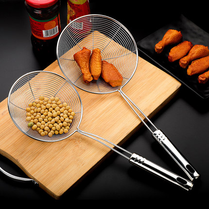 Qing exhibition Stainless steel filter screen Large Leaky spoon noodle Slipping through the net Spoon oil filter Colander Milk filterin the Tableware , Tableware , Tableware cage/Shelf category - from Buy2taobao.com to provide professional Taobao agent buy service