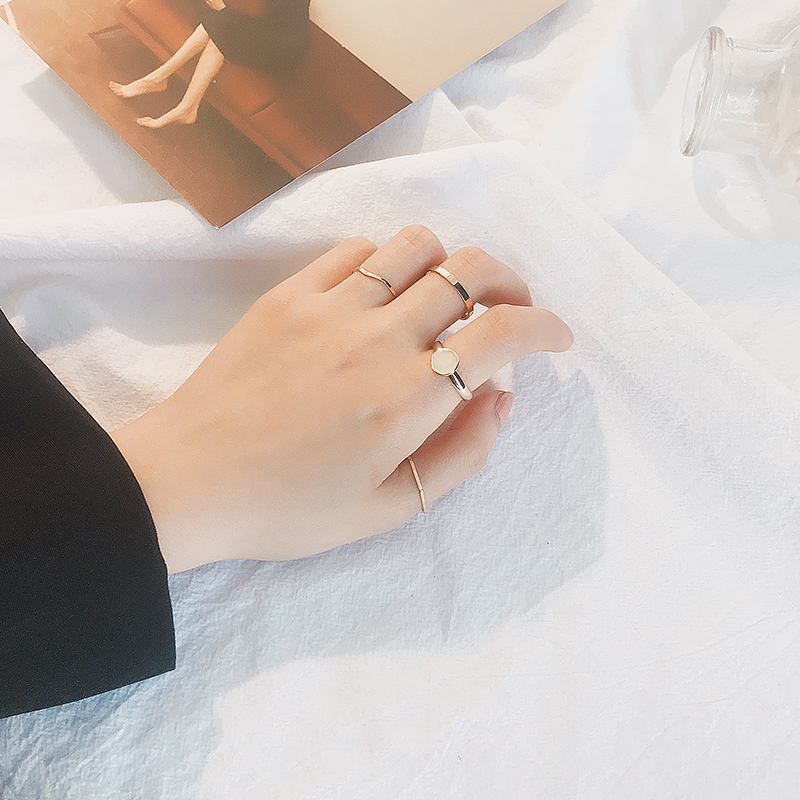 Korea Network girl Japanese design Ring ins joint Cold combination suit Ringin the Accessories/Fashion Jewelry, Ring/Ring category - from Buy2taobao.com to provide professional Taobao agent buy service