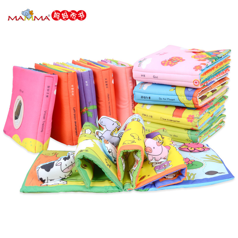 Trill Same item Preschool book three-dimensional Cloth book baby Puzzle 6-12 One month bite 0-3 Year-old baby bookin the Toy/Childs/Puzzle/Building block/Model , Child Bell/Cloth Play/Appease toys , Baby cloth book category - from Buy2taobao.com to provide professional Taobao agent buy service