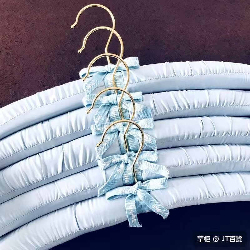 无痕包布衣架蕾丝海绵软衣挂衣服撑女士家用晾衣架 藏青真丝衣架在类目 收纳整理, 衣物洗/晒/护理用具, 衣架中 - 来自Buy2taobao.com提供专业的淘宝代购服务