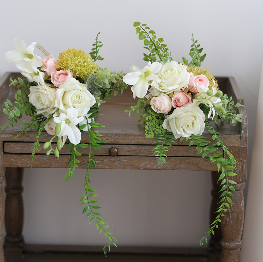 Vivian design Bridesmaid Flower girl Hand tied bouquet wedding Decorative flowers superior quality Cost performance self-control natural Bouquet of flowersin the Flower delivery/Flowers simulation/Plants gardening , Wedding flower arrangement , Bride holding flowers category - from Buy2taobao.com to provide professional Taobao agent buy service