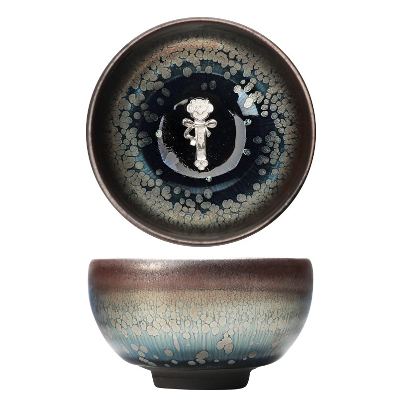 Jianyang Droplets Jianzhan master Kungfu Online tea set Kiln transformation Single cup Teacup Partridge Tea cupin the Tableware , Tea set , Cup category - from Buy2taobao.com to provide professional Taobao agent buy service