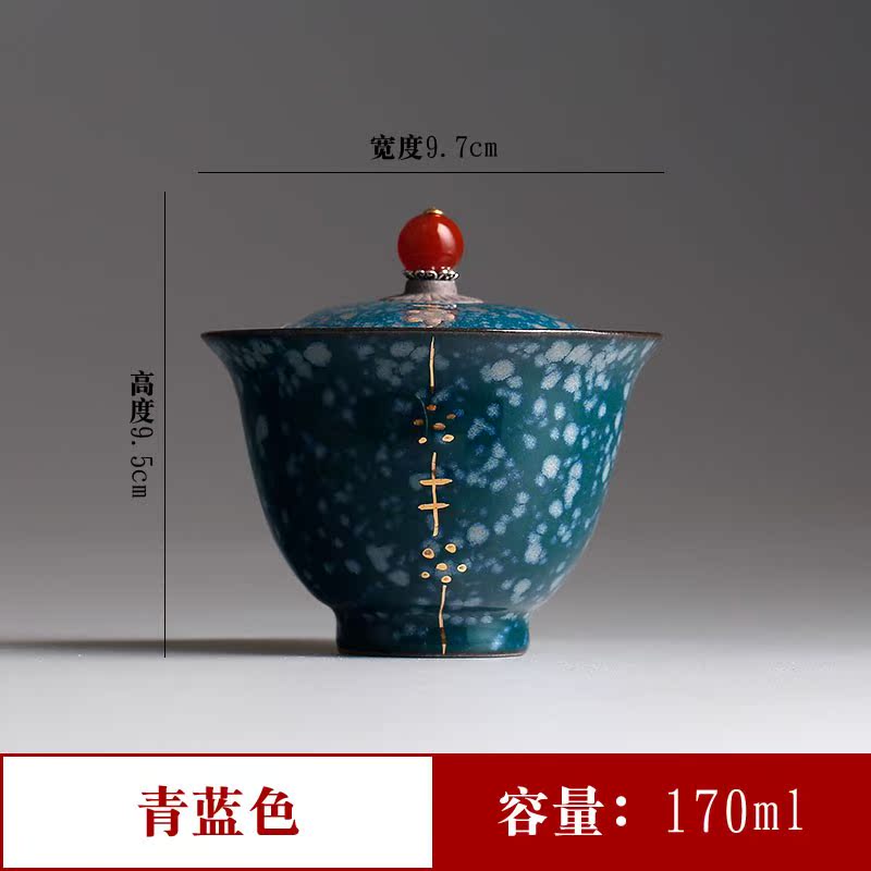 Xifeng Covered tea cup Tianmu Three talents Cover bowl ceramics Cover bowl Kung Fu Tea Ceremony Coarse pottery tea setin the Tableware , Tea set , Tureen category - from Buy2taobao.com to provide professional Taobao agent buy service