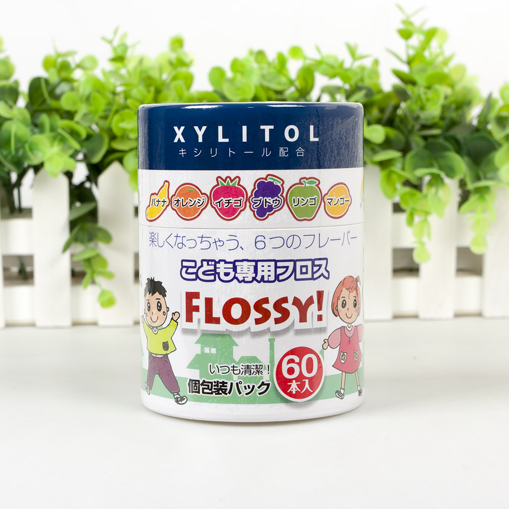日本Flossy儿童牙线60支独立包装进口超细宝宝专用牙线棒水果味在类目 洗护清洁剂/卫生巾/纸/香薰, 洗发沐浴/个人清洁, 口腔护理, 牙线/牙线棒中 - 来自Buy2taobao.com提供专业的淘宝代购服务
