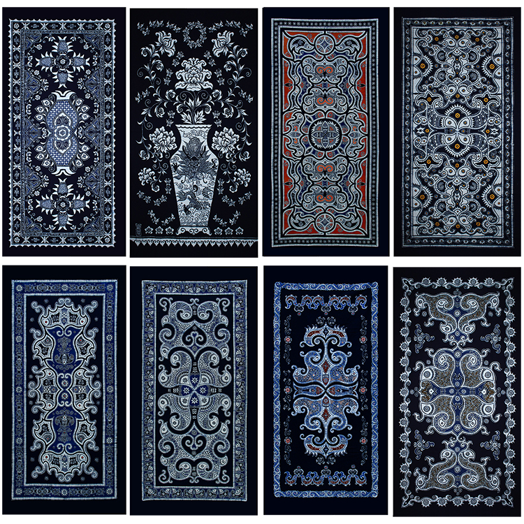 Hmong manual Batik painting Wall hanging tablecloth Coffee table cloth 90x170cm hotel Decorative paintingin the Arts and crafts , Minority handicrafts , Miao characteristics , Hmong batik category - from Buy2taobao.com to provide professional Taobao agent buy service