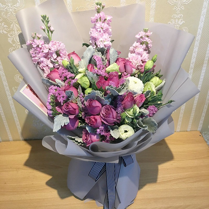 紫玫瑰花束广州鲜花速递同城11/19/33/朵紫玫瑰深圳佛山中山珠海在类目 鲜花速递/花卉仿真/绿植园艺, 鲜花速递(同城)中 - 来自Buy2taobao.com提供专业的淘宝代购服务