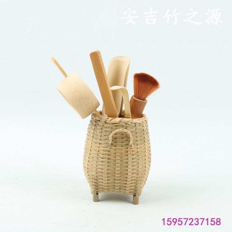 天然竹茶道六君子 六件套裝 手工竹編小竹簍小魚簍竹筐 夾勺漏針在類目 餐飲具, 茶具, 茶道/零配中 - 來自Buy2taobao.com提供專業的淘寶代購服務
