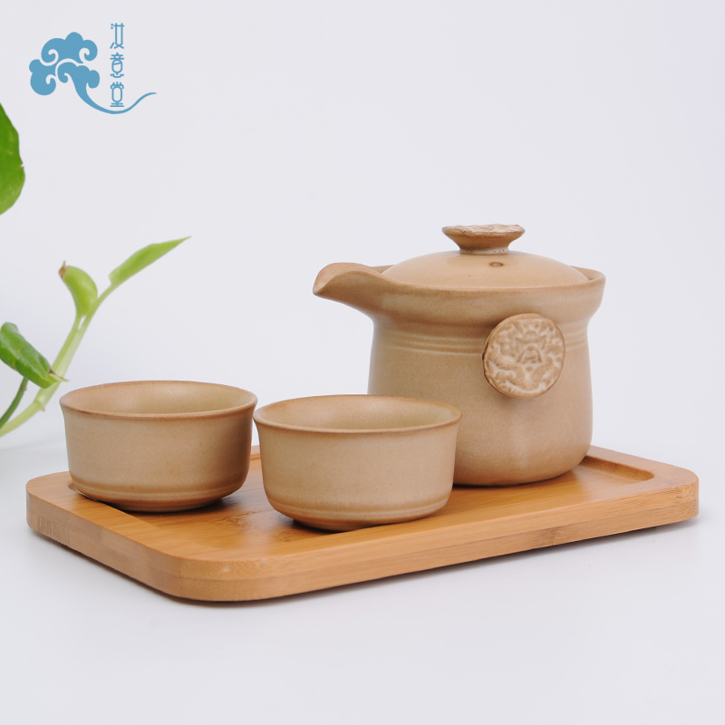 便携旅行功夫茶具套装一壶二杯2杯陶瓷快客杯户外旅游简易旅行包在类目 餐饮具, 茶具, 功夫茶具中 - 来自Buy2taobao.com提供专业的淘宝代购服务