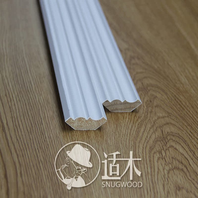 适木实木白色免漆阴角线护墙板吊顶阴角收边条木线条小皇冠E0级在类目 基础建材, 线条, 木线条中 - 来自Buy2taobao.com提供专业的淘宝代购服务