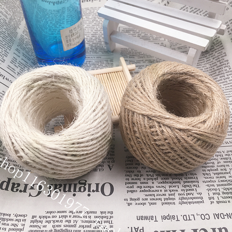 DIY手工制作天然麻繩包裝配件婚慶裝飾禮盒花束材料在類目 居家布藝, 縫紉DIY材料、工具及成品, 縫紉DIY配件/輔料/配飾, 繩子中 - 來自Buy2taobao.com提供專業的淘寶代購服務